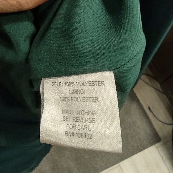 ModCloth Classy Announcement A-Line Dress Green Size 14 Midi - Picture 9 of 10